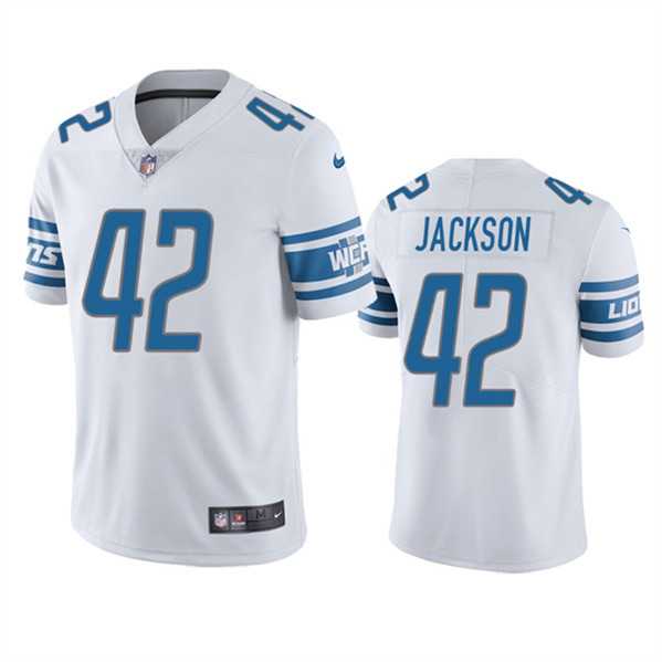 Nike Men & Women & Youth Detroit Lions #42 Justin Jackson White Vapor Untouchable Limited Stitched Jersey,We sell and wholesale Nike Men & Women & Youth Detroit Lions #42 Justin Jackson White Vapor Untouchable Limited Stitched Jersey on line form chian!